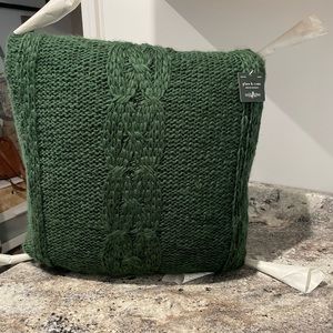 NWT cable knit pillow